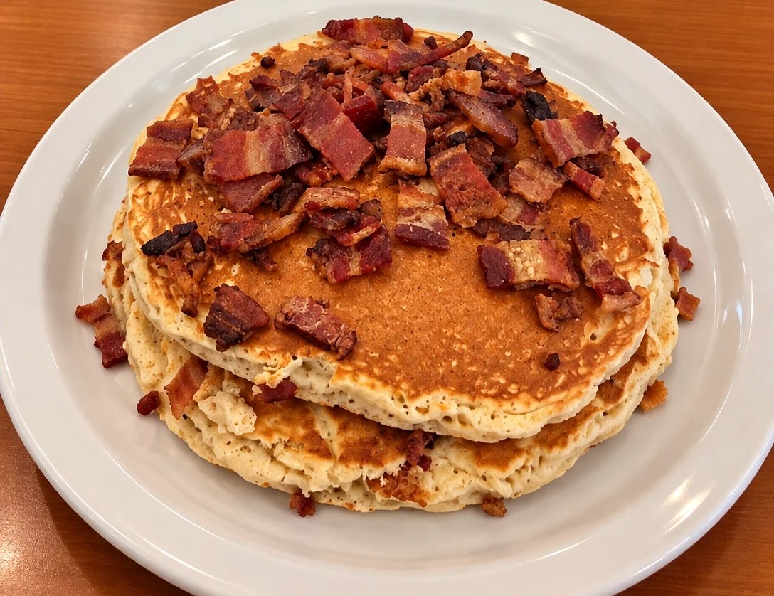 Crisp Bacon Cakes